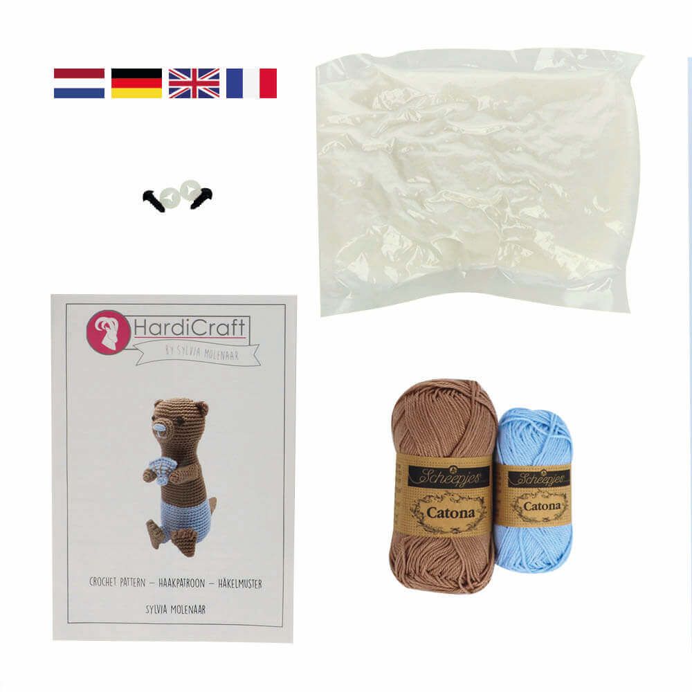 Häkelset Amigurumi Otis Otter