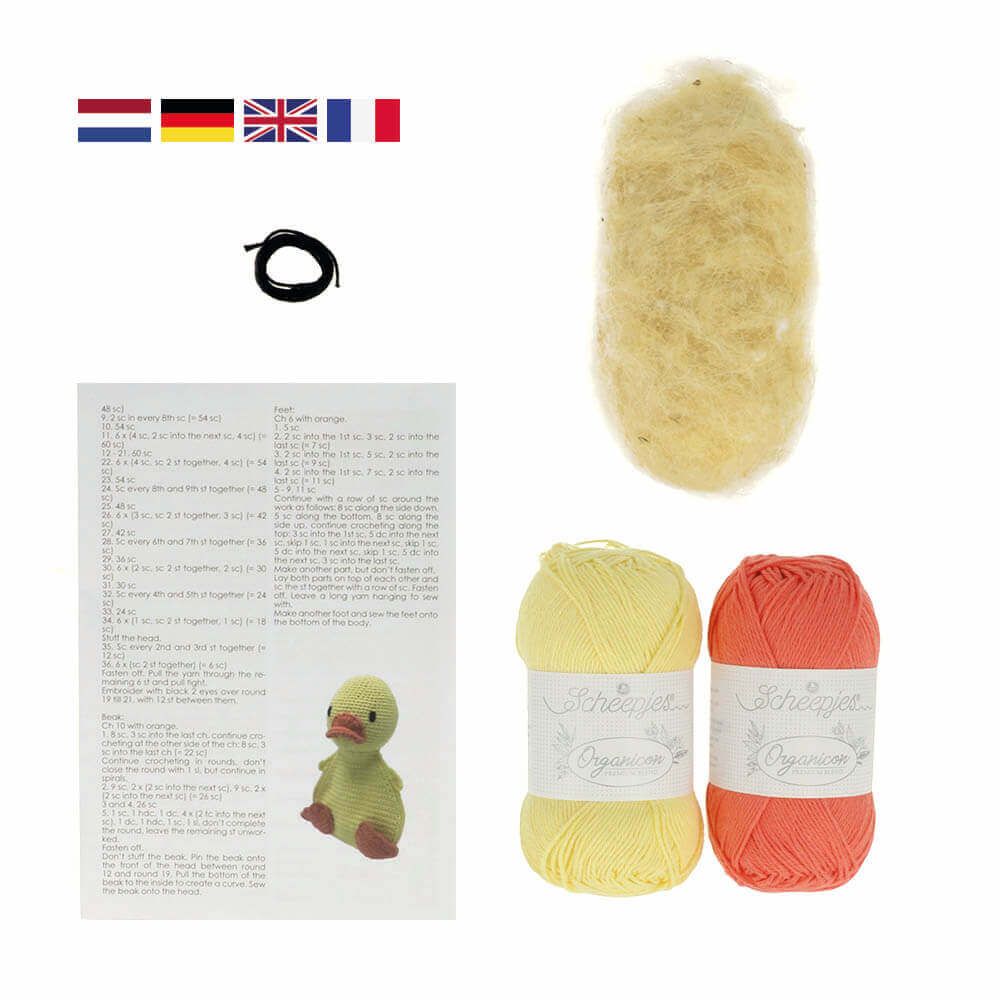 Häkelset Amigurumi Jenny die Ente