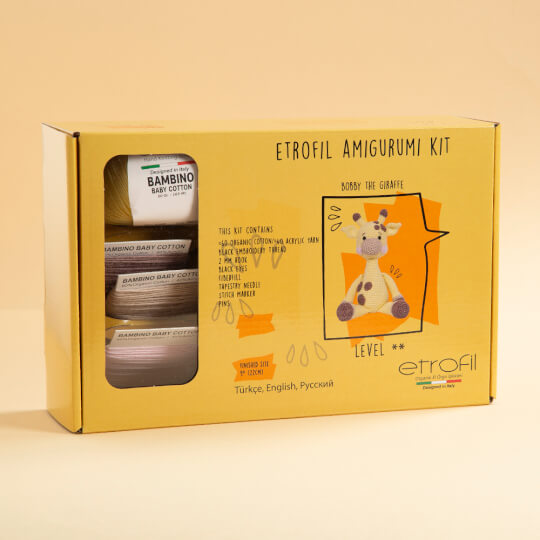 Häkelset Amigurumi Bobby die Giraffe