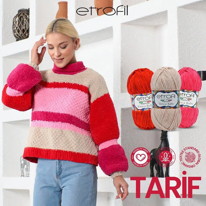 Chenille Wolle Etrofil Yonca Baby