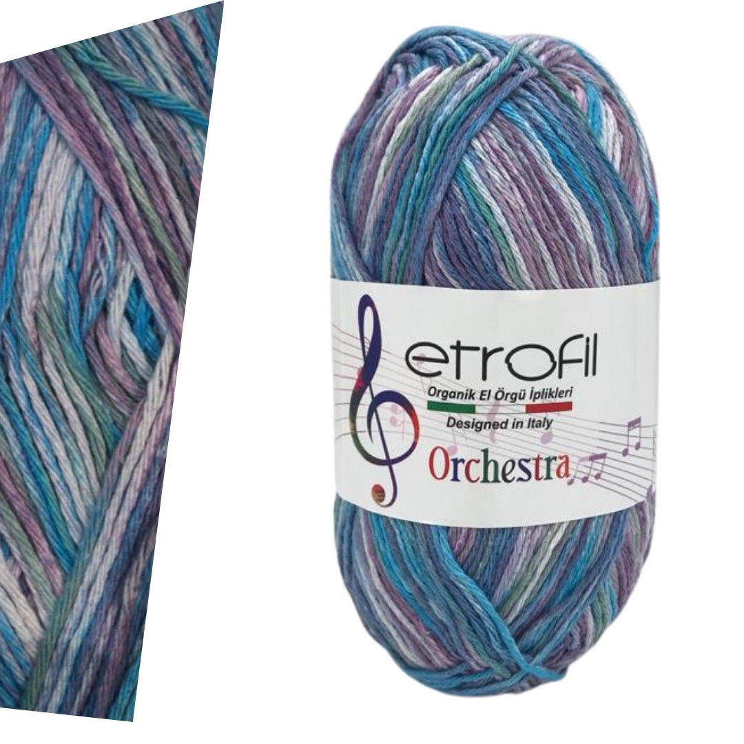 Etrofil Orchestra Bio-Baumwolle Farbe percussion